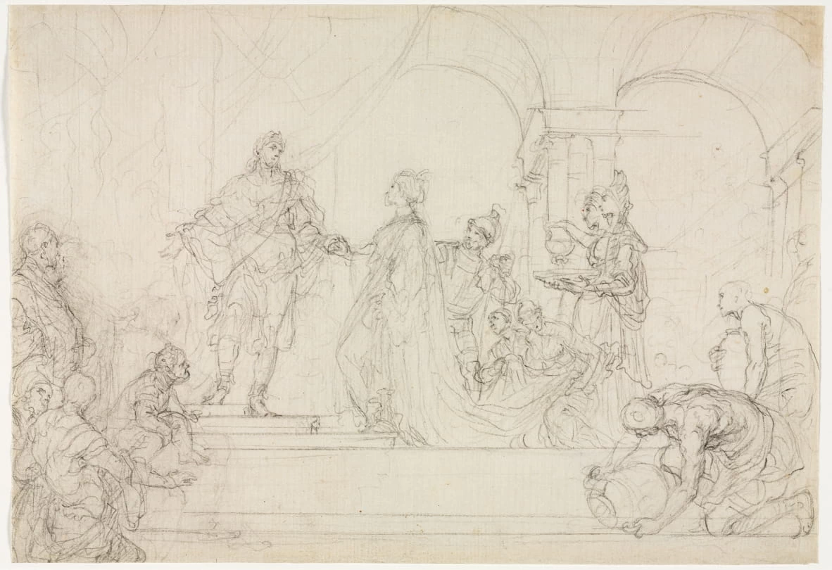 Studio con l'incontro di Salomone e la regina Saba - Cleveland Museum of Art